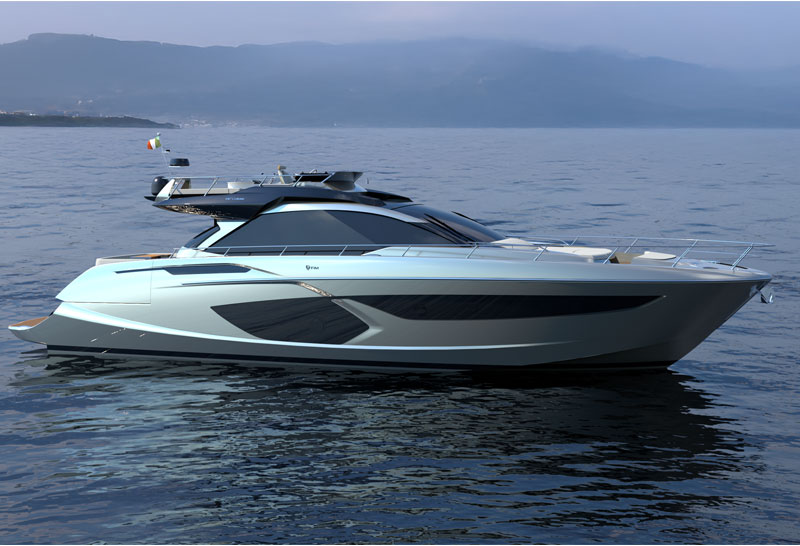 Fiandre: revolutionary technologies and design on board the '640 contessa' luxury yacht